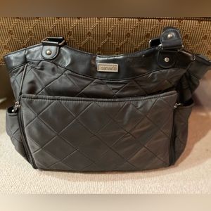 Carter’s Grey Quilted Diaper Bag